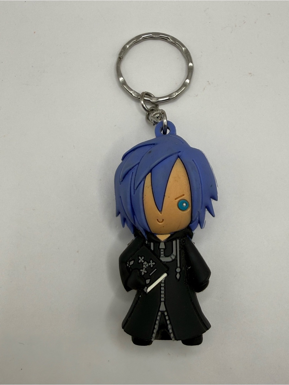 Disney Kingdom Hearts Zexion Blue Haired Character Keychain by M.I.I. JH2-17068